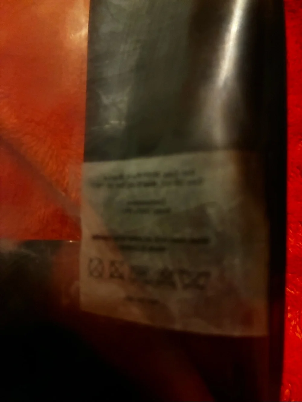 Burberry Black and Brown Marbled Vinyl Tote Bag